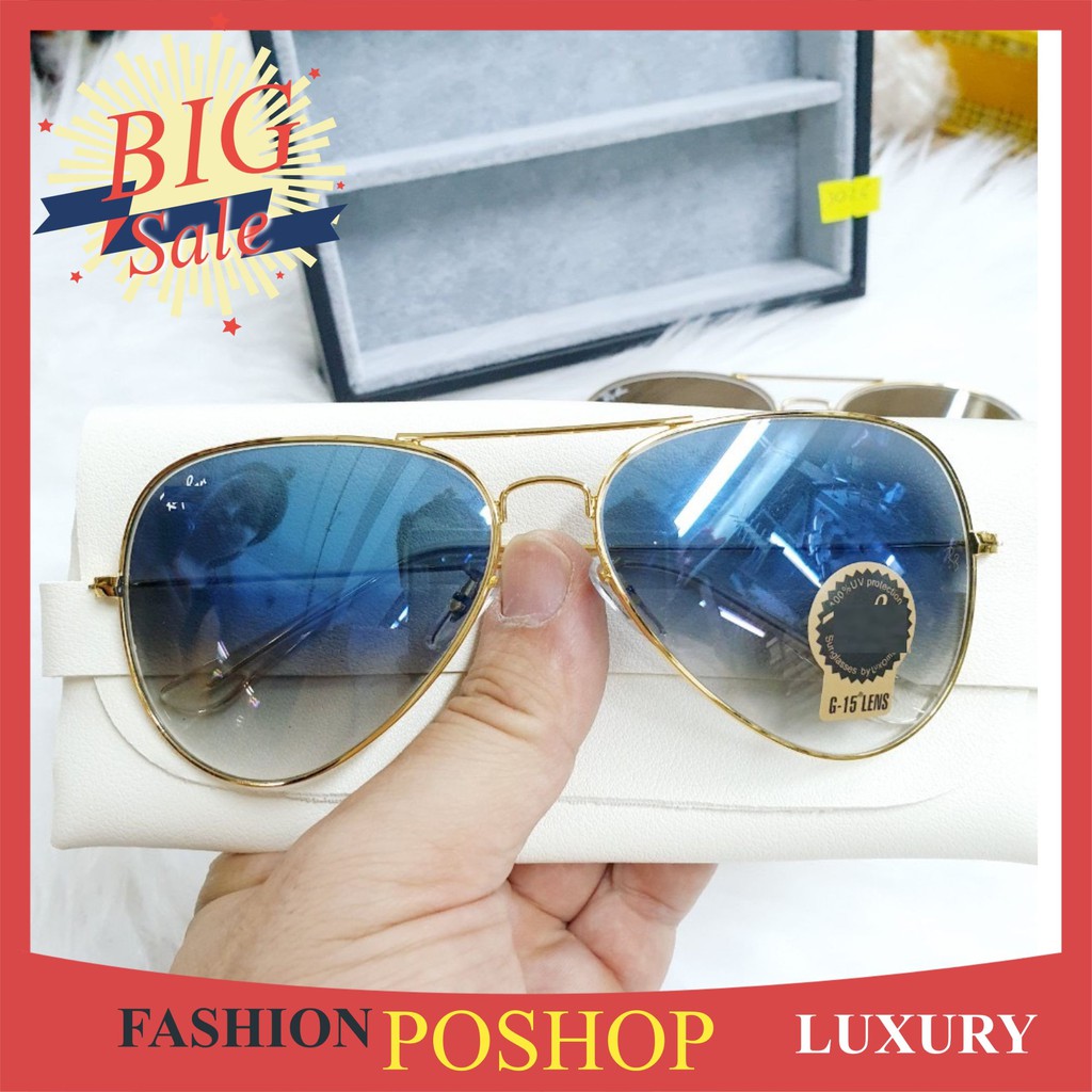 MẮT KÍNH MÁT NAM NỮ Kính râm Poshop FULLBOX HÃNG 3026 TRÒNG THỦY TINH CAO CẤP THỜI TRANG TREND | BigBuy360 - bigbuy360.vn