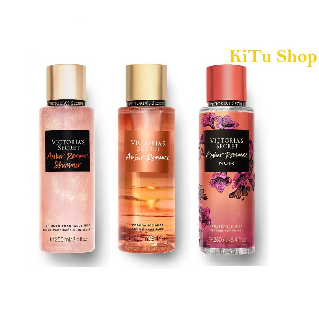 «Tổng Hợp» 🎈 Xịt Thơm Body Mist Victoria’s Secret - AMBER ROMANCE ❃