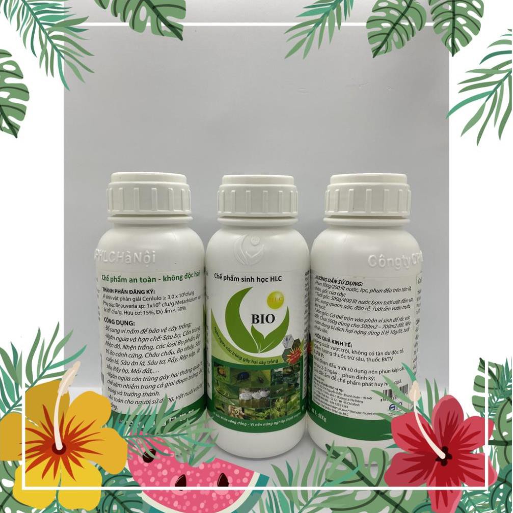 CHẾ PHẨM SINH HỌC TRỪ SÂU HẠI BIO HLC 500G - CHIẾT XUẤT NẤM KÍ SINH CÔN TRÙNG, TRỪ SÂU SINH HỌC, HOÀN TOÀN AN TOÀN