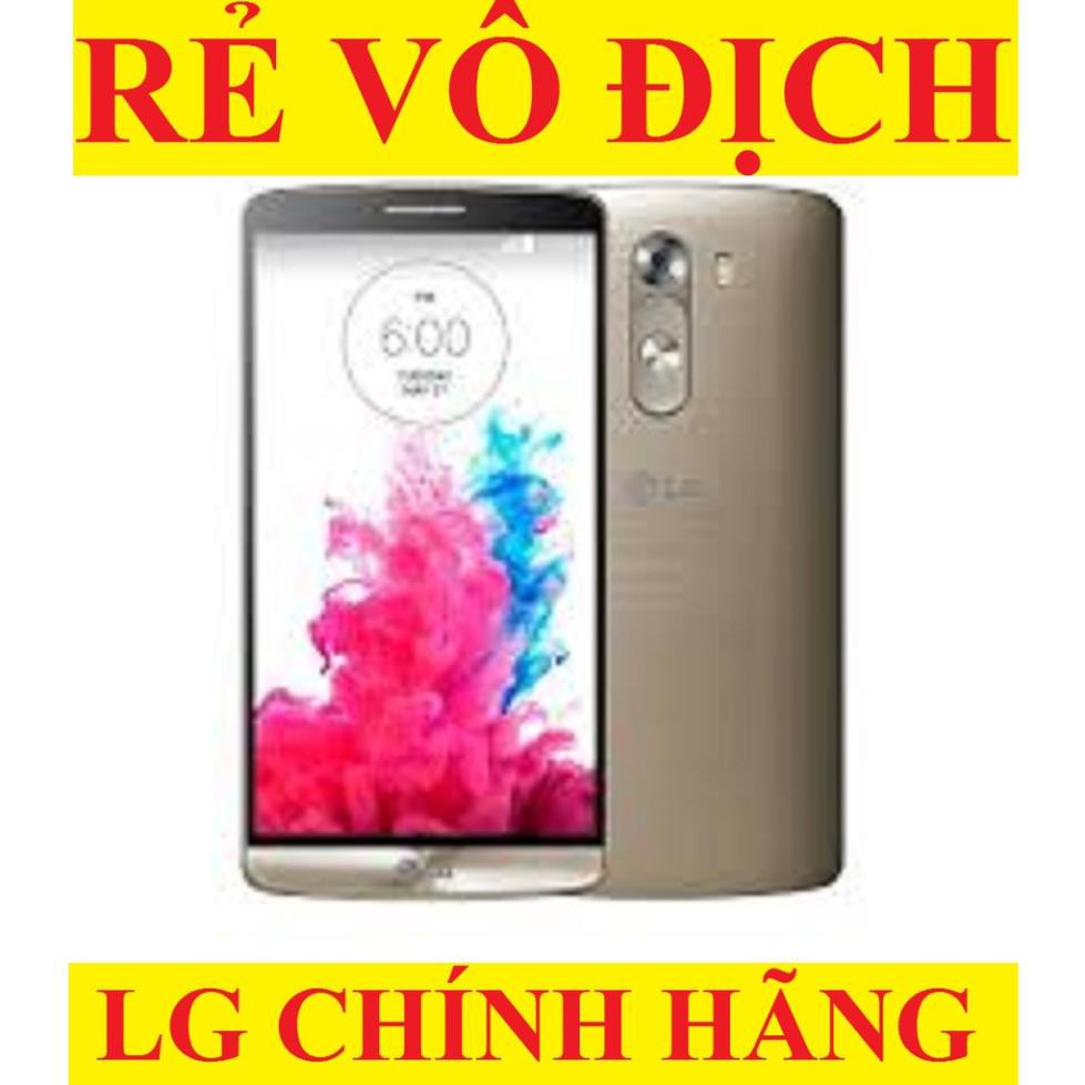 điện thoại LG G3 32G Ram 3G mới Chính hãng, Bộ vi xử lý : Qualcomm Snapdragon 805, 4 nhân, 2.5, chơi LIÊN QUÂN mượt