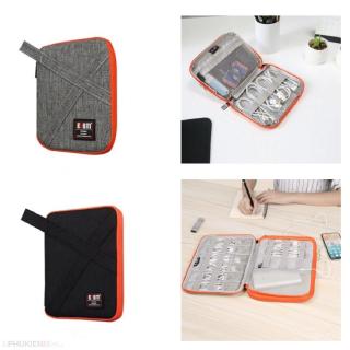 Túi đựng phụ kiện điện thoại, túi công nghệ chuyên dụng BUBM có quai đa năng nhiều ngăn đựng dây cáp sạc, pin dự phòng