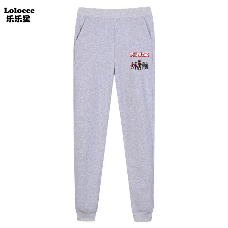 Quần Jogger Cotton In Logo Roblox Cho Bé Trai