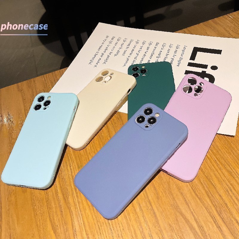 Ốp điện thoại màu trơn cho XIAOMI REDMI 9C NFC 9A 9I 9T 9 POWER 10X POCO X3 NFC POCO M2PRO NOTE 9 8 10 10S 9PROMAX 9S