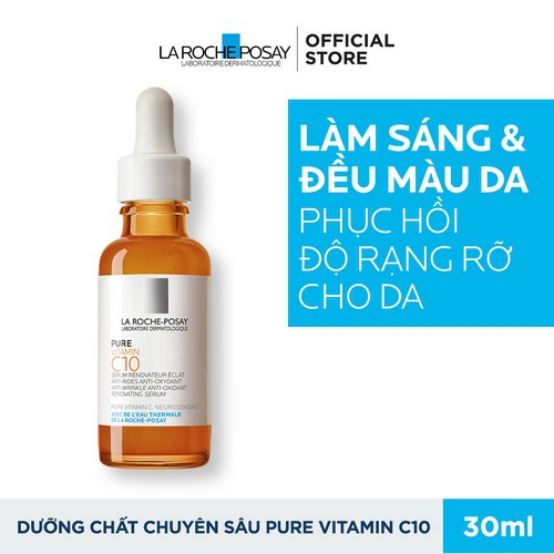 Bộ dưỡng chất giúp cải thiện và làm sáng da La Roche Posay Pure Vitamin C10 Serum | BigBuy360 - bigbuy360.vn