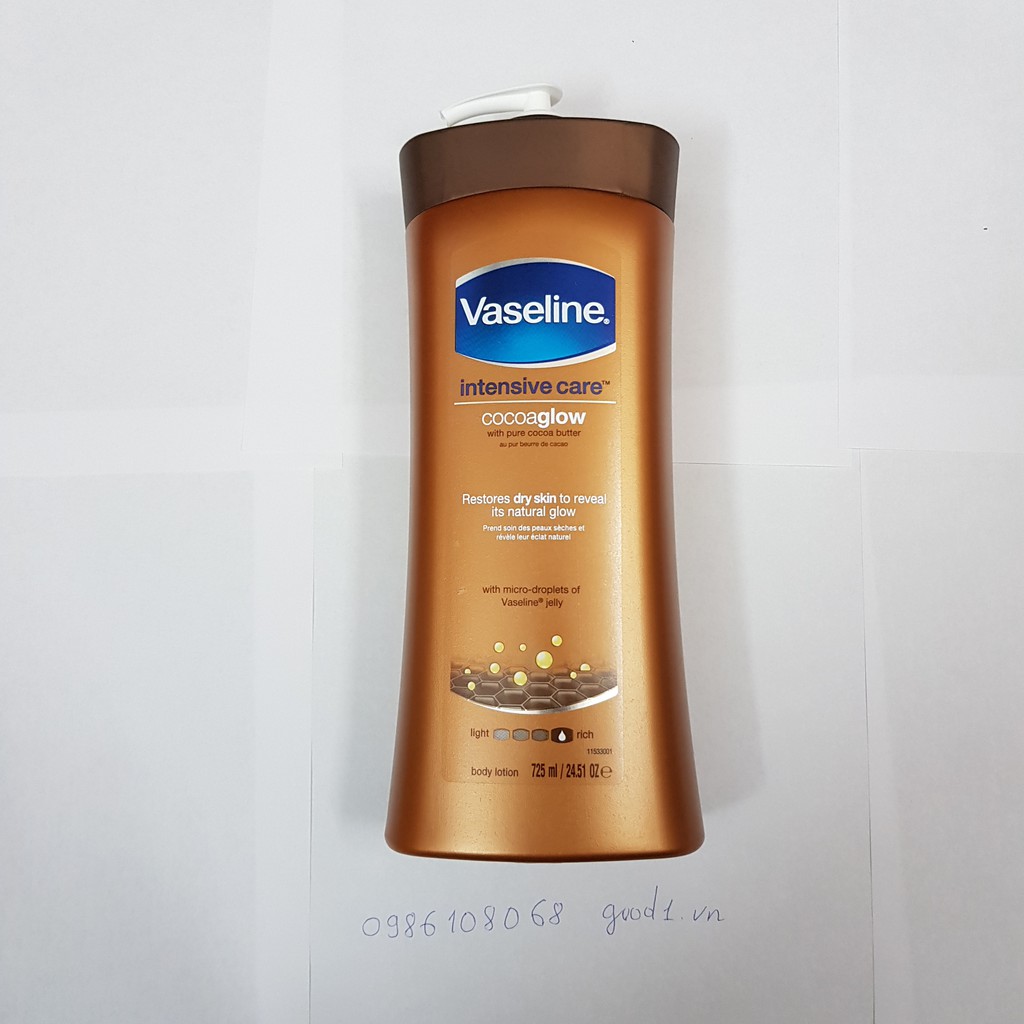 Sữa dưỡng thể Vaseline 725ml từ Mỹ