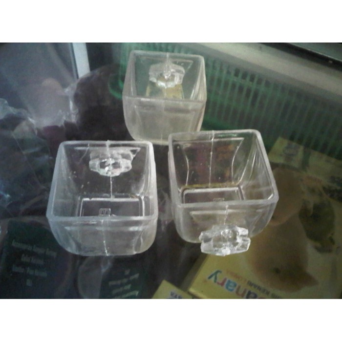 3 Size Square Clear Cup Drink Holder Giá Đỡ