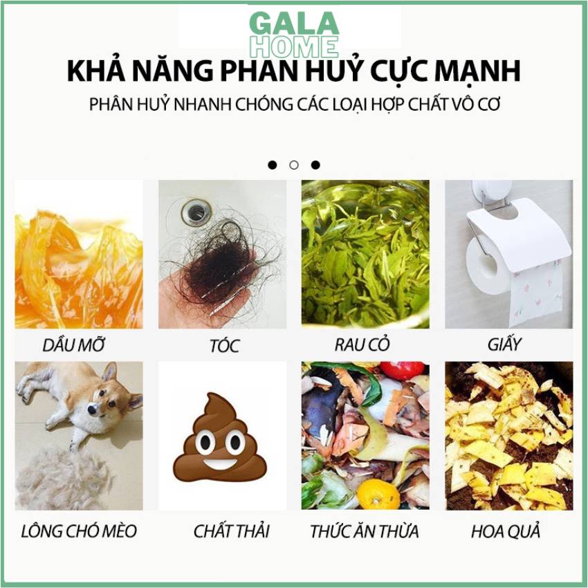 Bột Thông Tắc Cống Cực Mạnh Thông Tắc Cống, Đường Ống, Bồn Cầu, Bồn Rửa Mặt 260g GALA HOME