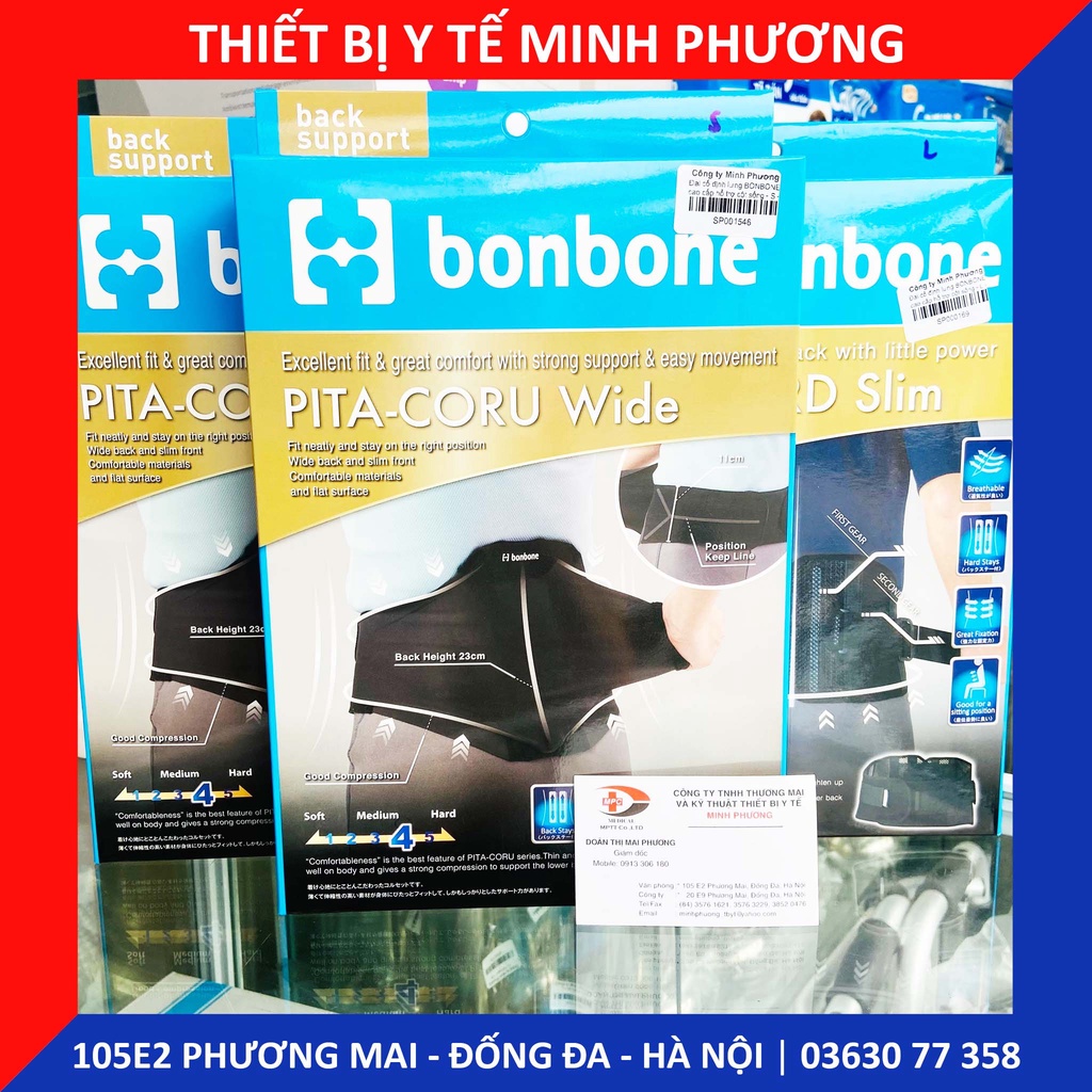 Đai cố định lưng BONBONE cao cấp hỗ trợ cột sống