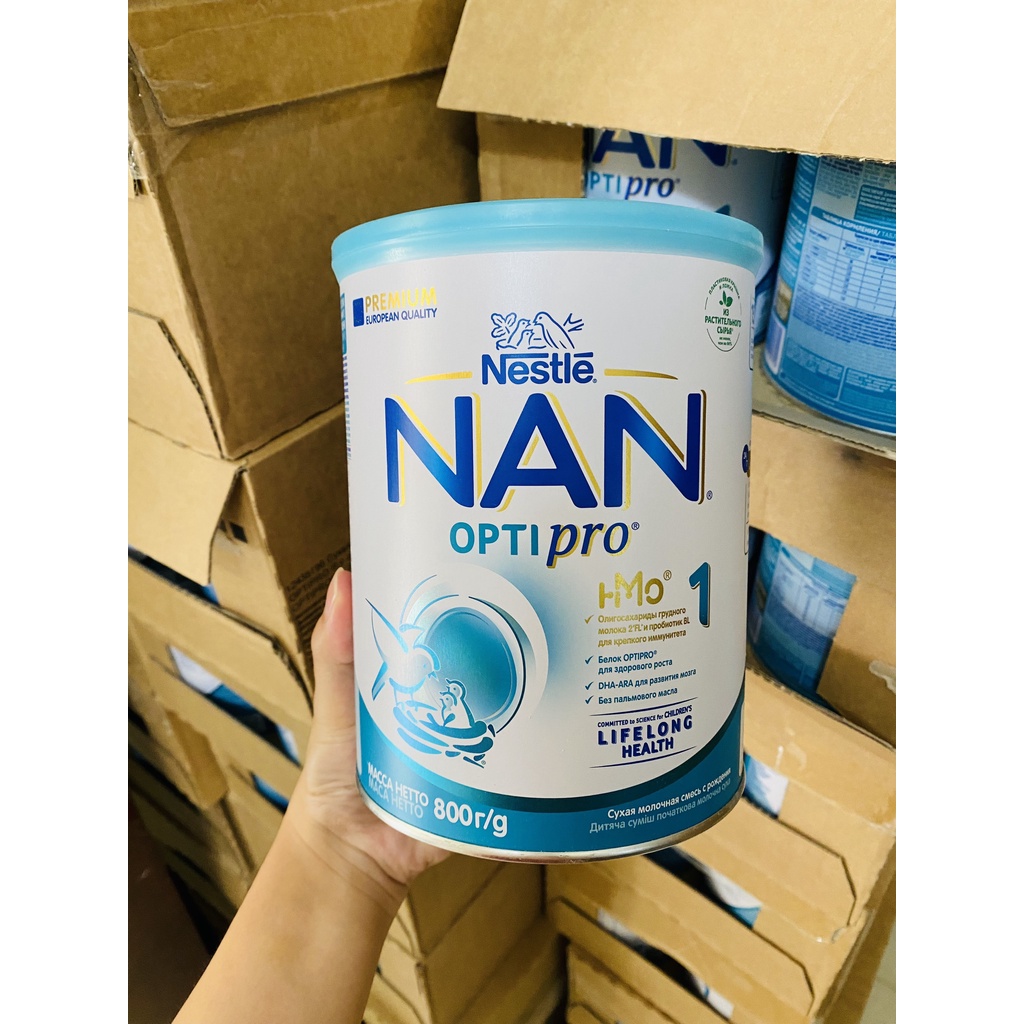 Sữa Nan Nga Optipro đủ số 1-2-3-4 hộp 800gr
