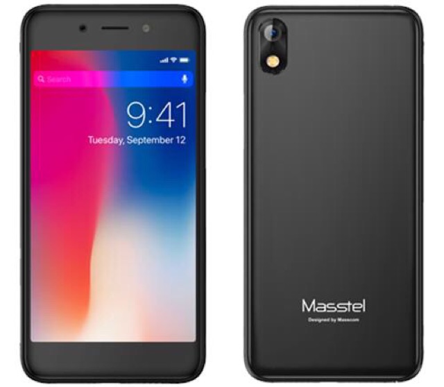 Điện thoại Smartphone Masstel Juno Q6 kiểu dáng Ipx màn hình 5 inch ram 1Gb Rom 8Gb chơi game LQ cực đã+ kèm bao da