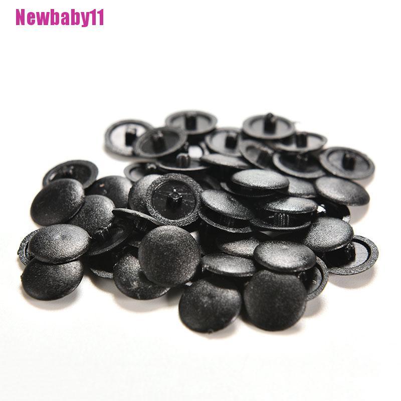 Set 11 / 50 / 200 Kẹp Nhựa Màu Trắng / Đen Chuyên Dụng