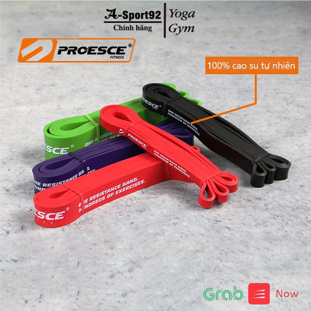 Dây Kháng Lực - dây trợ lực tập gym Powerband Tập Toàn Thân Chính hãng Process Cực bền