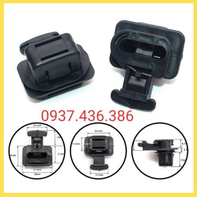 Nút chốt cài / kẹp nhựa băng ghế sau honda civic ,Chung nhiều dòng xe