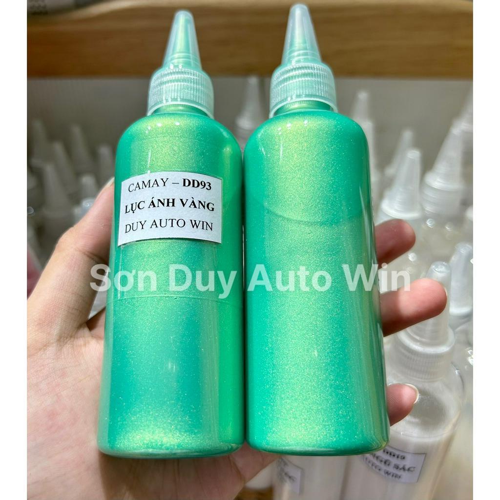 Camay màu lục ánh vàng DD93 - Sơn xe máy đóng chai 50g và 100g