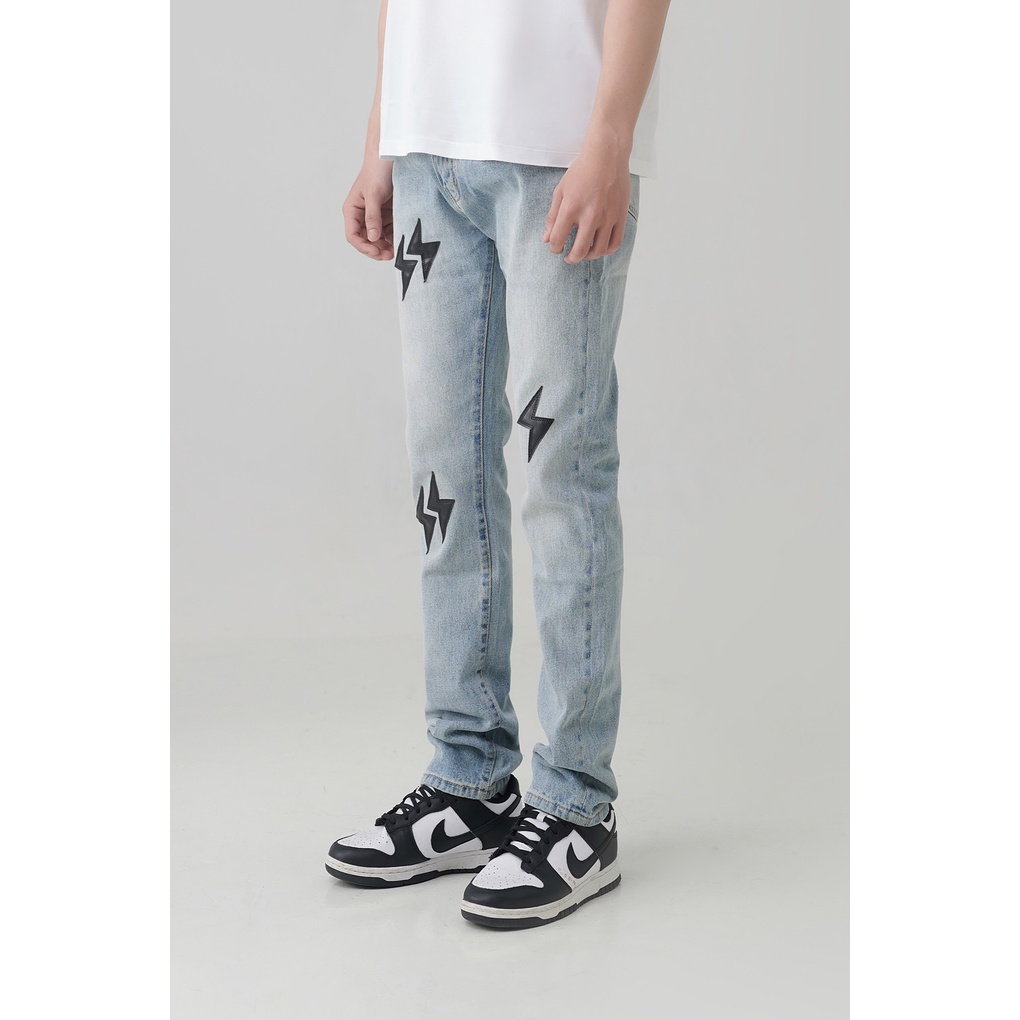 Quần Jeans LIGHTNING DENIM - Màu LIGHT BLUE