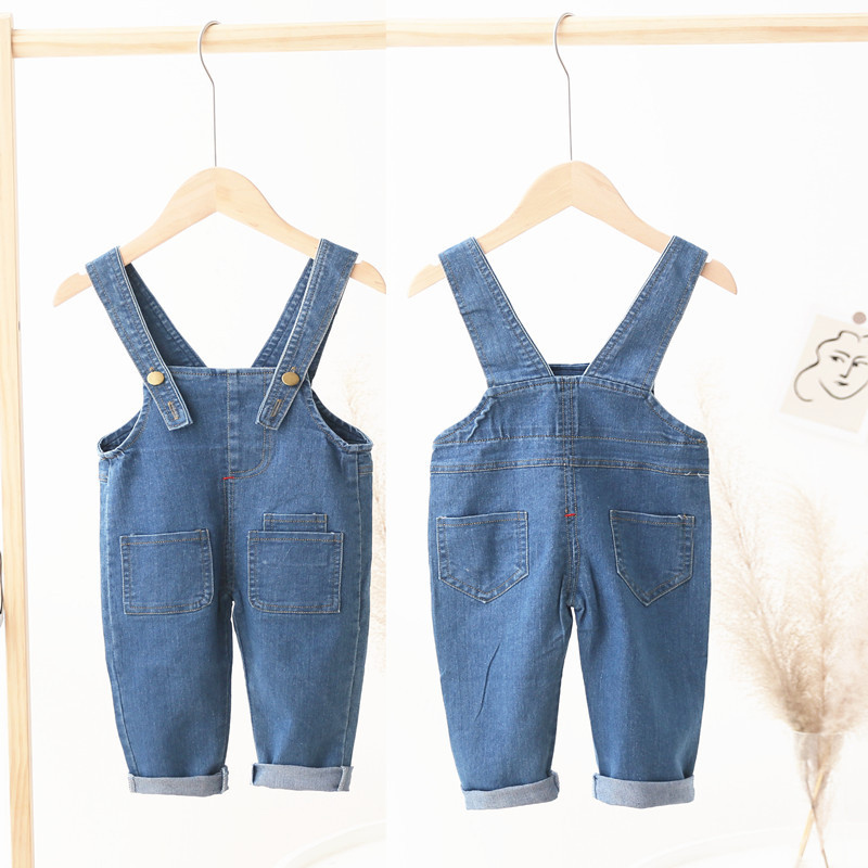 Quần Yếm Jeans Thời Trang Cho Bé Trai