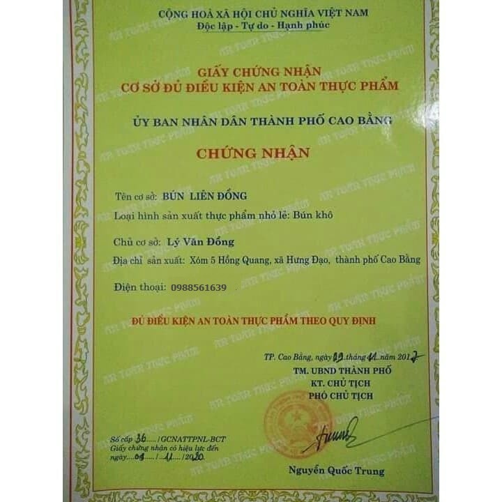 [Giá tốt] Bún gấc đỏ Cao Bằng siêu dinh dưỡng , Bún khô Liên Đồng 500gr