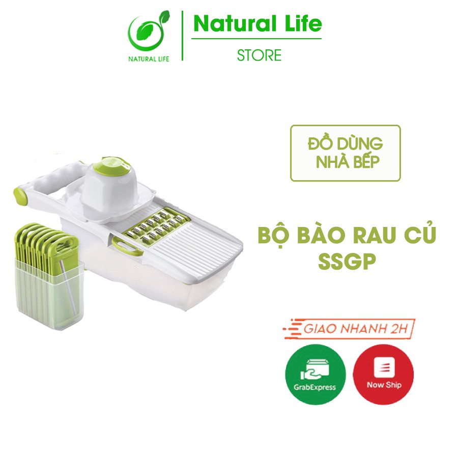 Bộ Dụng Cụ Bào Rau Củ Đa Năng 8IN1 Chính Hãng SSGP Cao Cấp