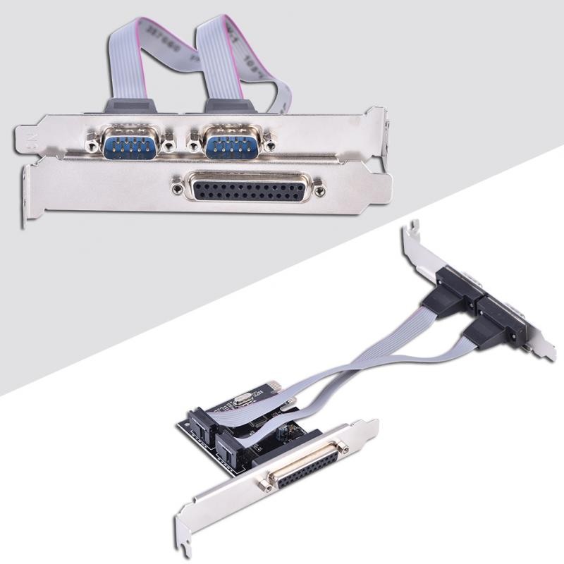 Card Chuyển Đổi Pci-e Sang 2 Db9 Rs232 Serial Port + 1 Db25