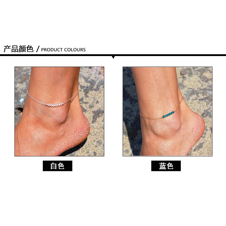 [Mã FARSSTGRE giảm 5K đơn bất kỳ] [AH75] Vòng chân đính hạt lấp lánh cực hot | BigBuy360 - bigbuy360.vn