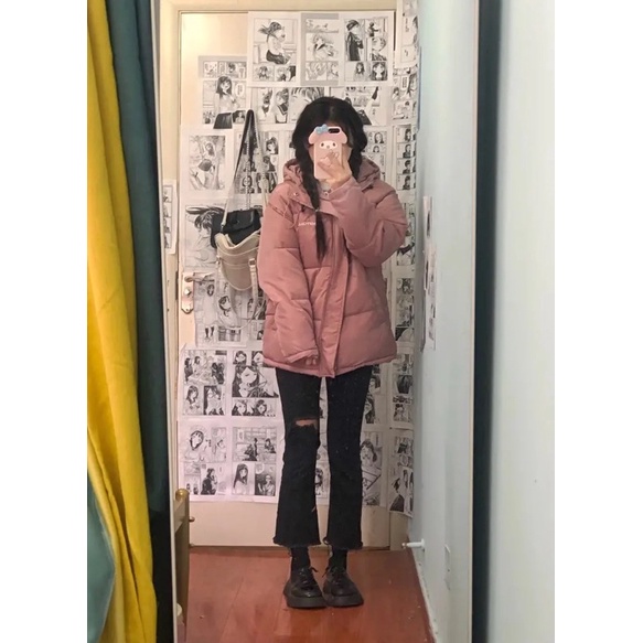 Áo Khoác Phao Dáng Rộng Đại Hàn Phong Cách Unisex Hàn Quốc⚡️Phù hợp cho nam và nữ | BigBuy360 - bigbuy360.vn