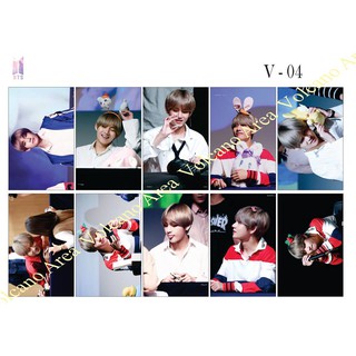 [BTS] Set Sticker V Taehyung - 9 mẫu (có nhiều mẫu hình dán Kpop)