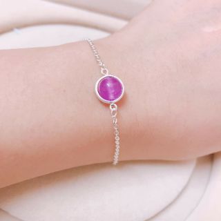 Lắc tay bạc mix đá phong thủy