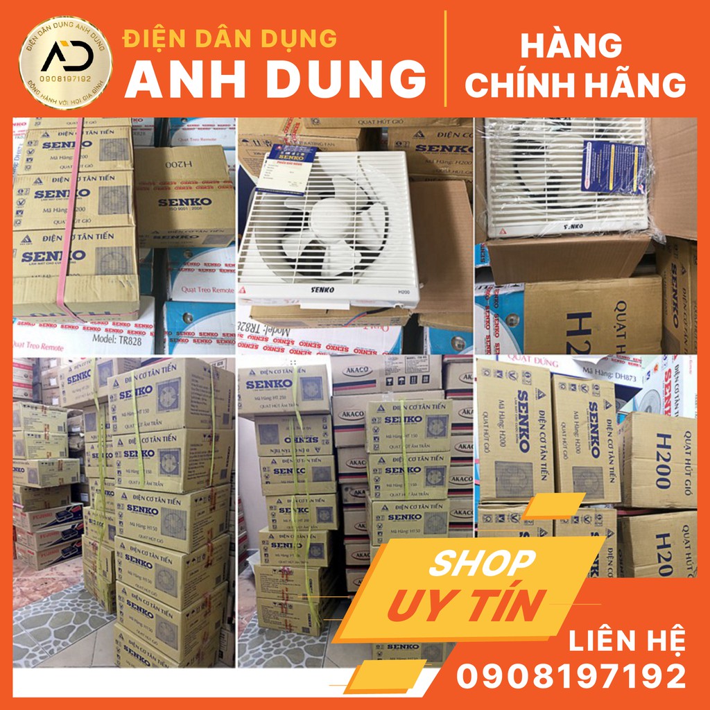 Quạt hút tường 2 chiều (hút và thổi) Senko H150