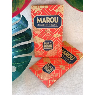 Sô cô la đen marou 76% cacao bà rịa - marou 76% dark chocolate ba ria