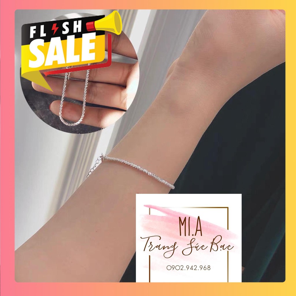 ẢnhLắc tay vòng tay Bạc Ý S925 xi Kim cao cấp L0016 | Mi.A Trang sức bạc | BigBuy360 - bigbuy360.vn