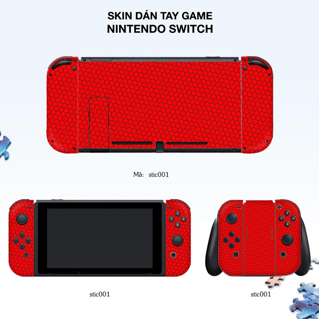 Skin dán máy Nintendo Switch in hình Supermen Người nhện Siêu Đẹp [ Nhiều Hình ]