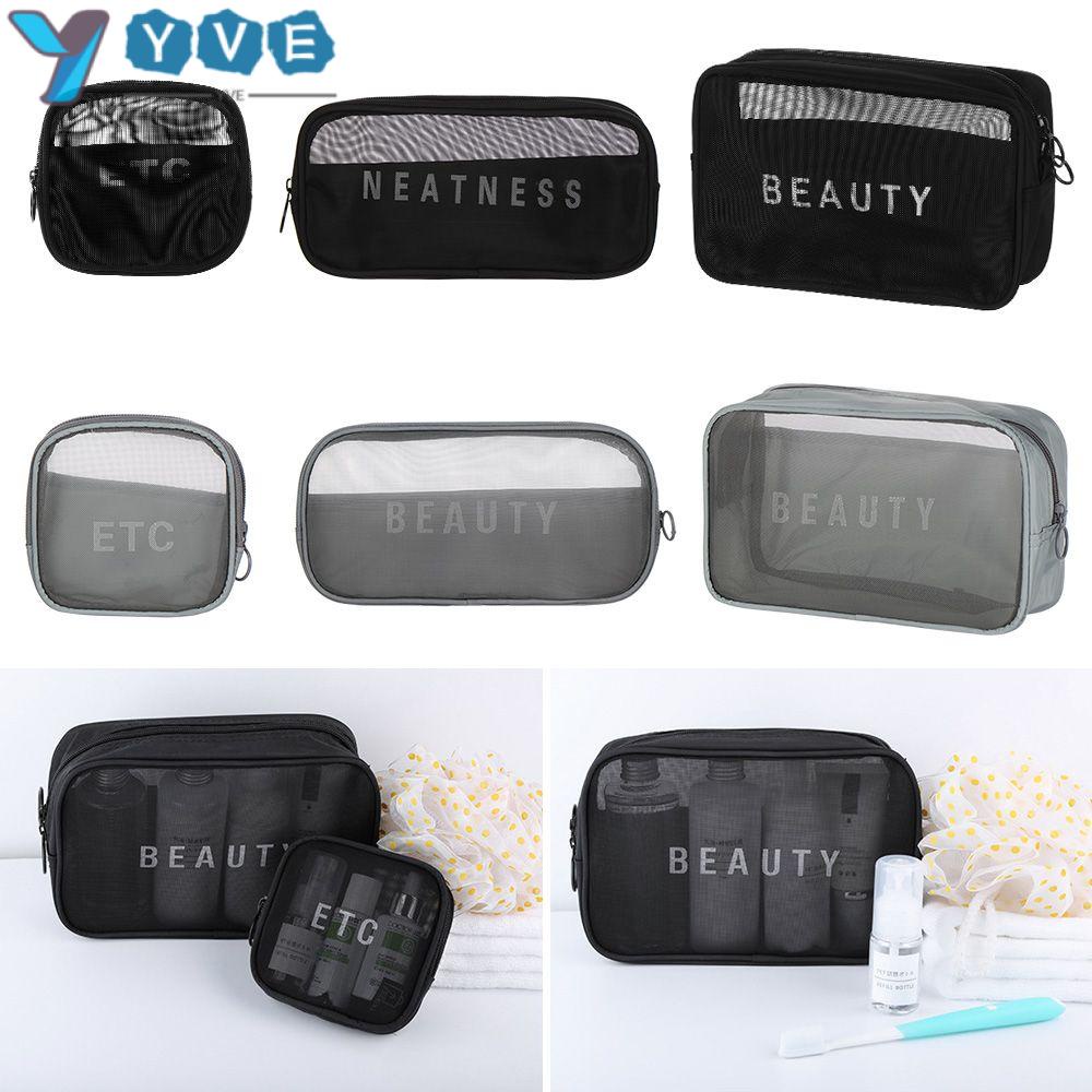 Túi đựng mỹ phẩm trong suốt nhiều màu tùy chọn tiện dụng