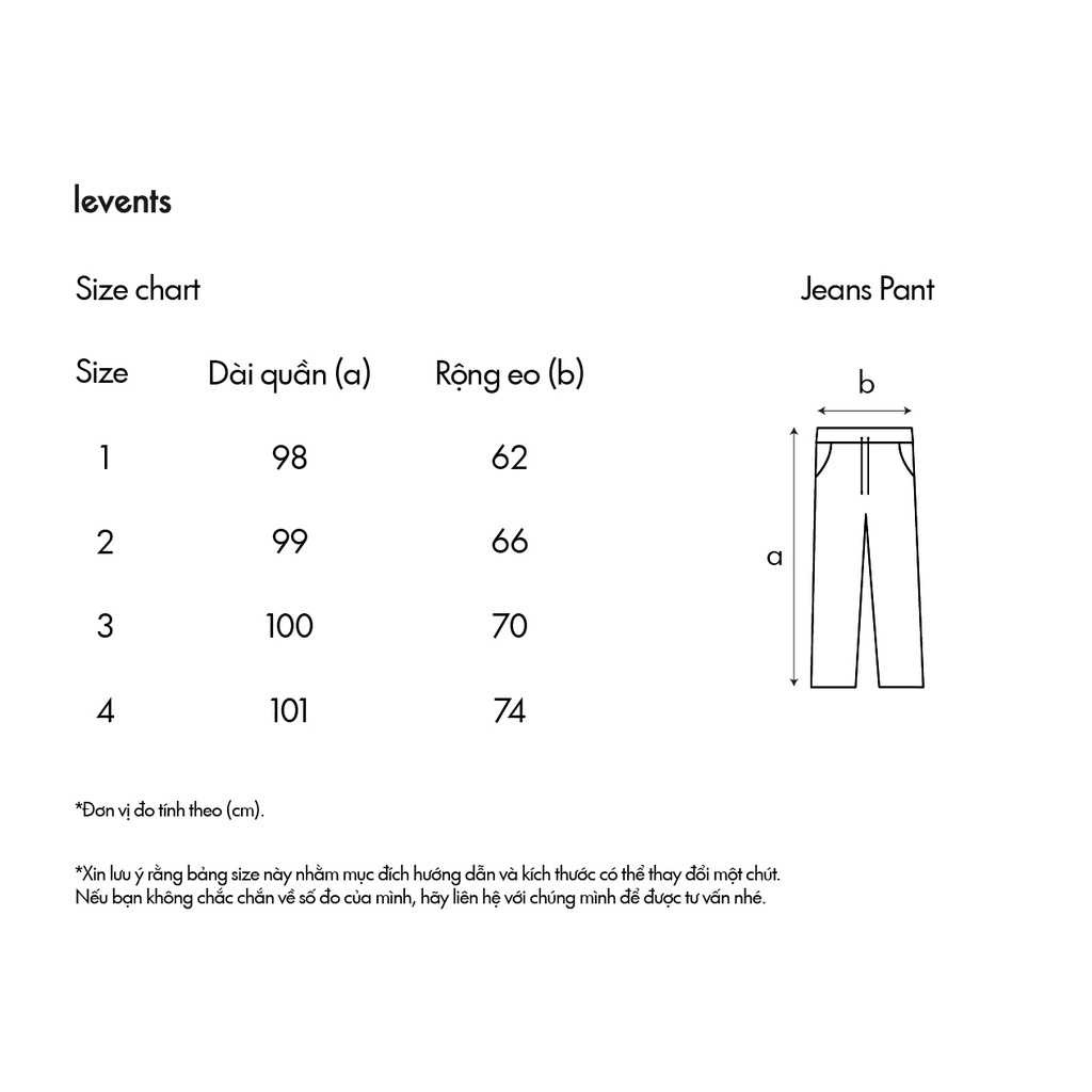 Quần Jeans Levents Crayon/ Black