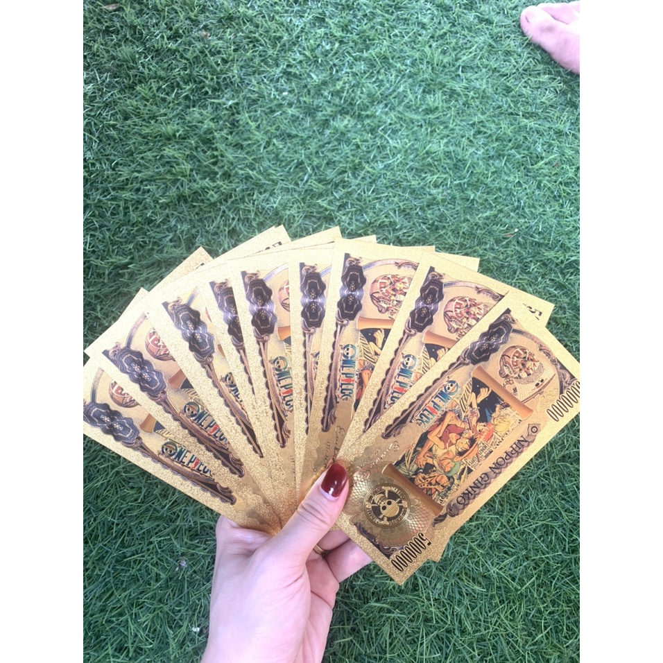 Tiền yên nhật One Piece mạ vàng