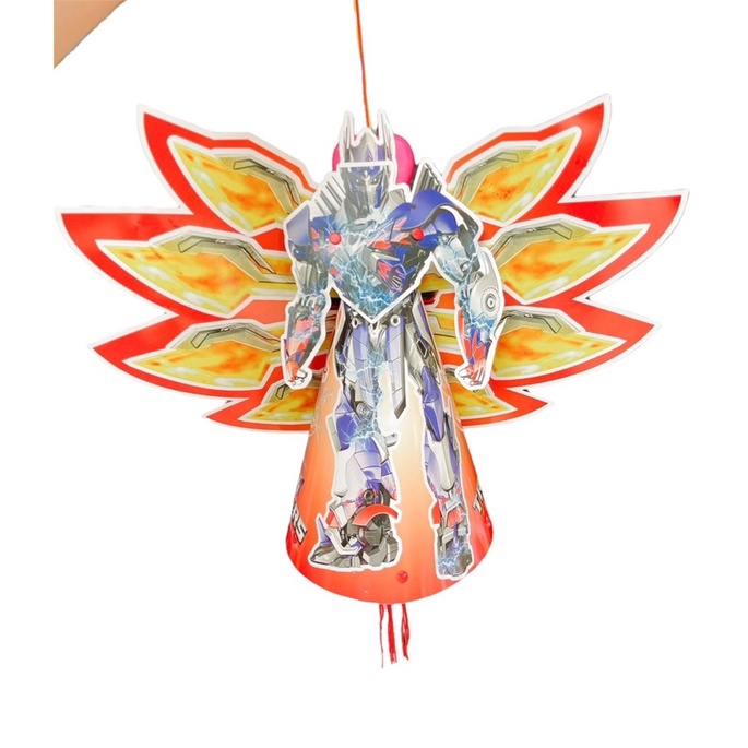 Lồng Đèn Siêu Nhân Có Cánh Có Đèn Nhạc Đồ Chơi Trung Thu Cho Bé