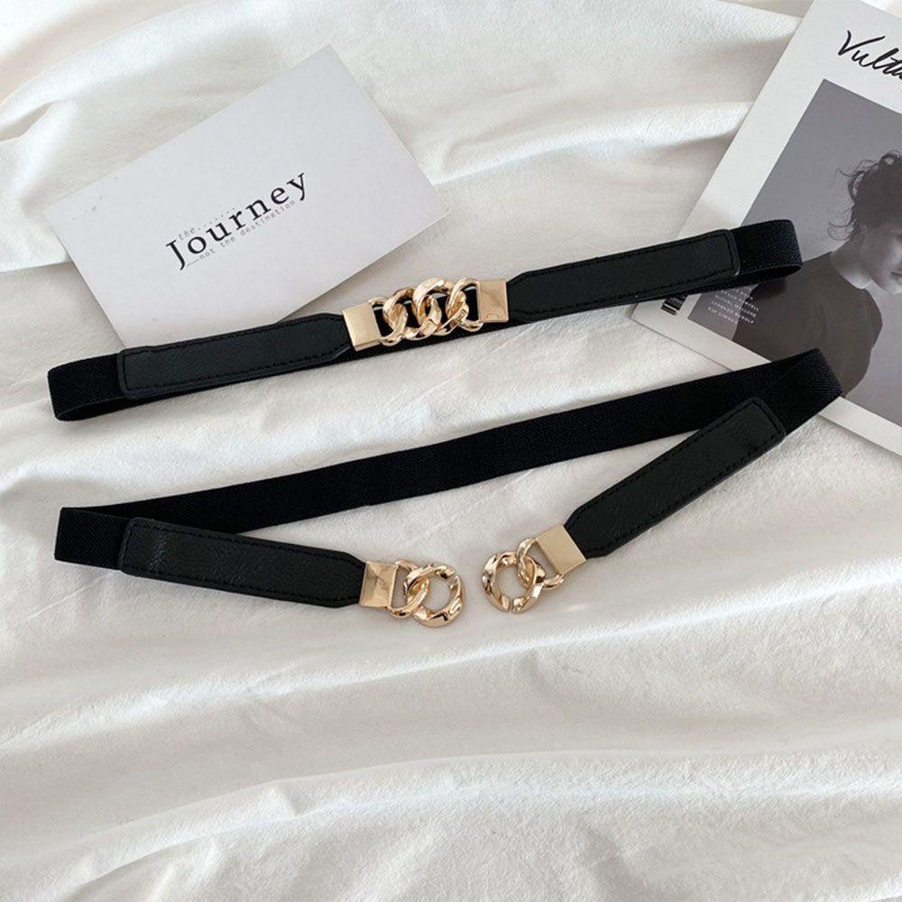 Thắt Lưng Da PU Co Giãn Thời Trang Cho Nữ