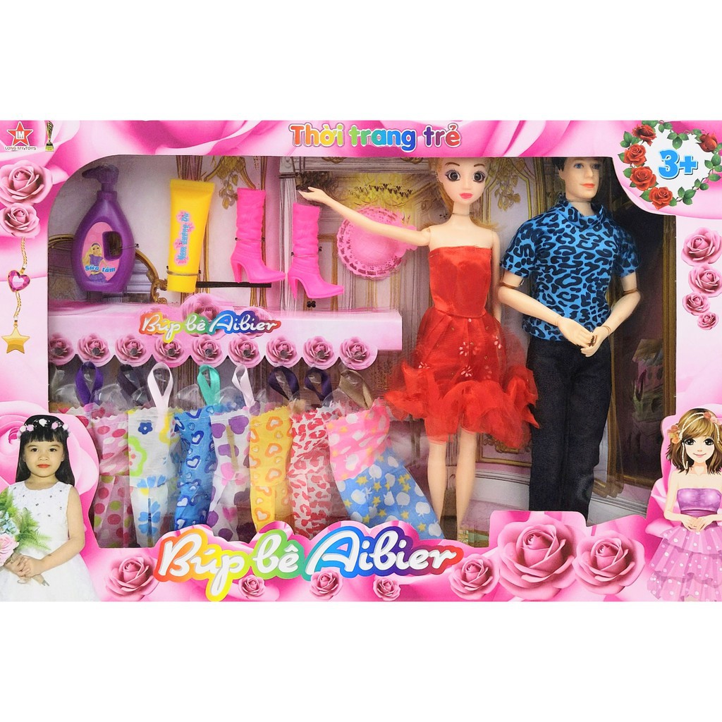 ( SHOP 7n) ( Hàng sẵn ) Búp bê Barbie ⚡ 𝐅𝐑𝐄𝐄 𝐒𝐇𝐈𝐏 ⚡ thời trang Aibier và bộ phụ kiện, váy đầm MM222 MM222