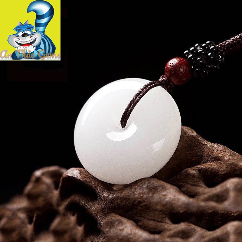 Mặt Dây Chuyền Đồng Điếu Đá Thiên Nhiên - Tặng Kèm Dây Đeo Và Hôp Đựng