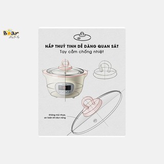Nồi nấu chậm Bear SUBE002 1.6L