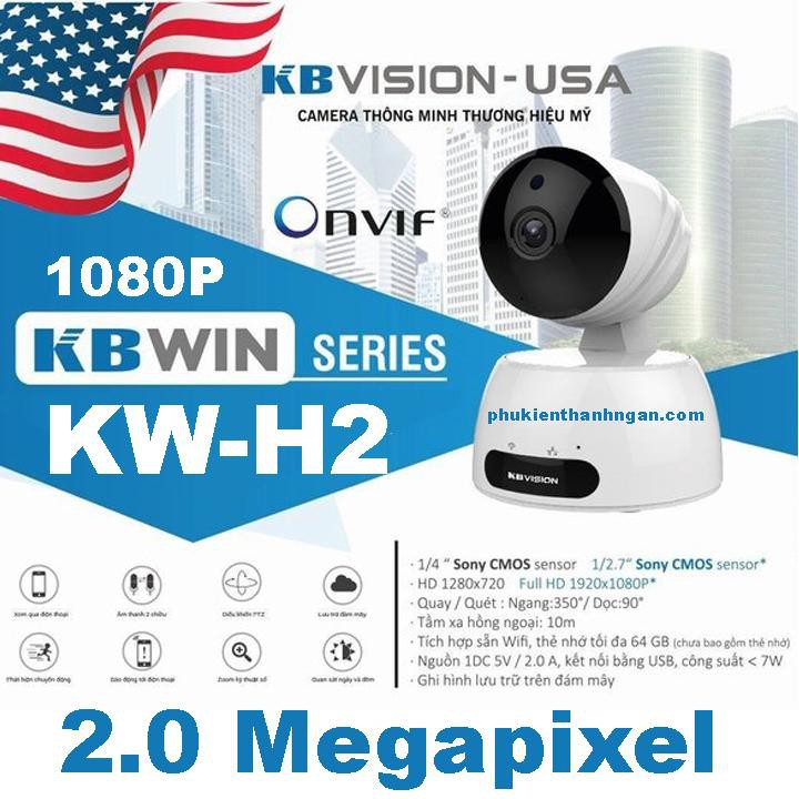 Camera IP Wifi KBWIN-H2 2.0Mp - KBWin H2