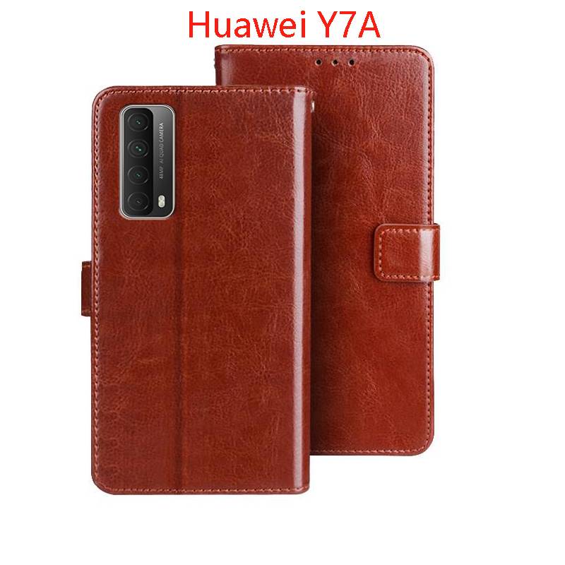 Ốp lưng Huawei Y7A Ví lật bằng da PU Ốp lưng Huawei Y7A 2020 HuaweiY7A Giá đỡ điện thoại