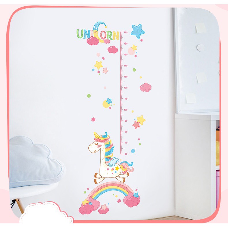 Decal dán tường thang Unicorn A33F - Decal dán tường Hàn Quốc