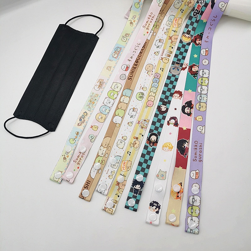 Y&amp;X Dây đeo khẩu trang cho bé, giữ khẩu trang chống thất lạc có hoạ tiết hoạt hình đáng yêu cho bé rất tiện dụng