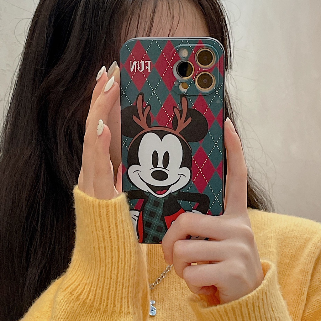 DISNEY Ốp Điện Thoại Tpu Dẻo Họa Tiết Mickey / Hổ Cho iPhone 11 12 13 pro max XS X XR XSMax 7 8 6 6s plus 5 4 SE 2020