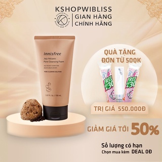 Sữa rửa mặt sạch sâu kiểm soát bã nhờn đá tro núi lửa Innisfree Jeju Volcanic Pore Cleansing Foam EX 150ml