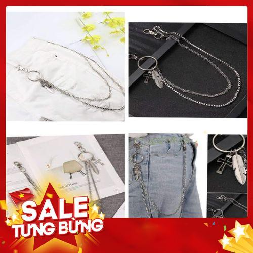 Quần jogger kaki túi hộp ,dây xích lá thập paint box unisex basic - Hàng nhập khẩu
