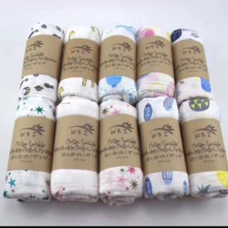 Khăn cuộn aden cao cấp 2 lớp cho bé