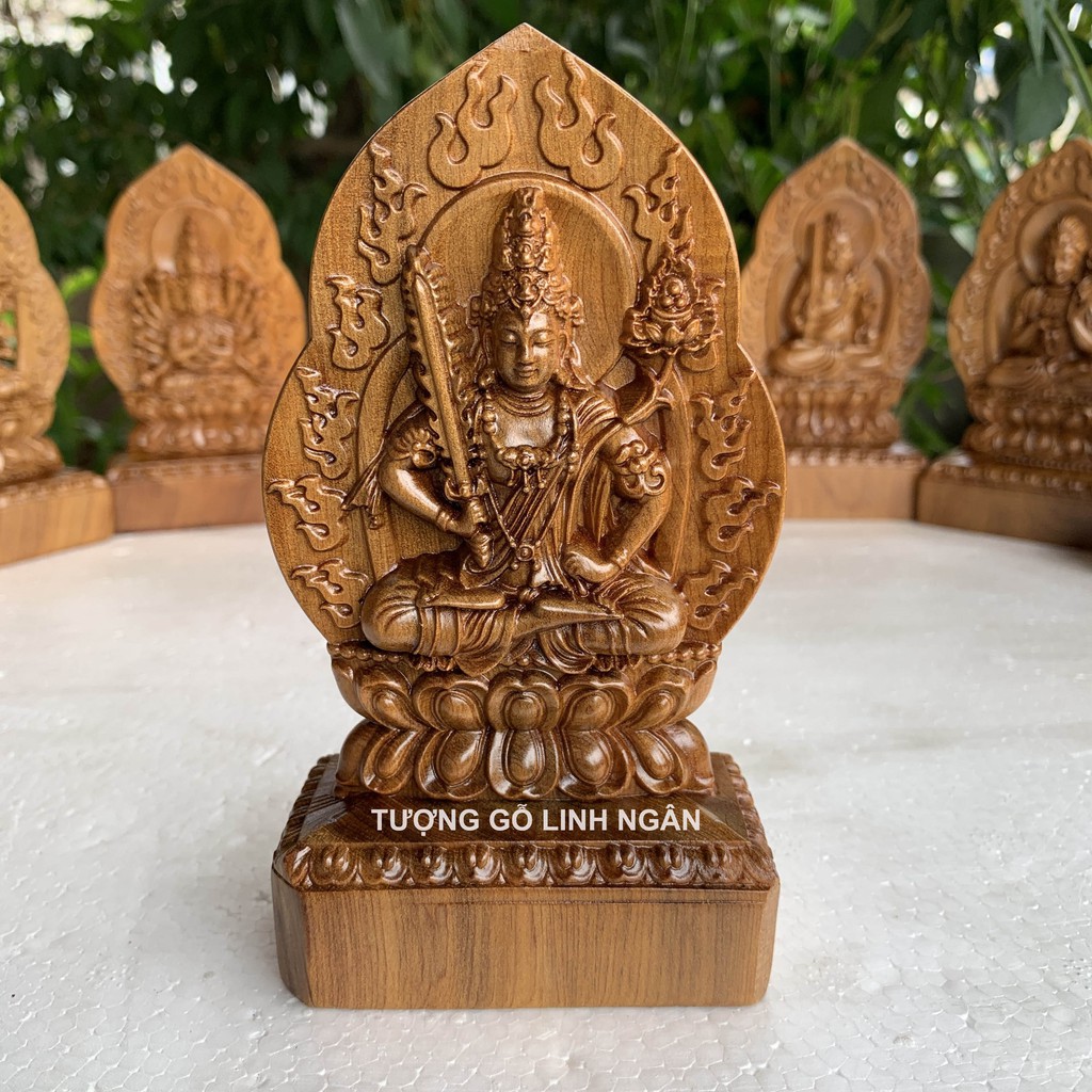 Tượng phật bản mệnh Tuổi Dần, tuổi Sửu  cao 14 ngang 8 sâu 6 cm