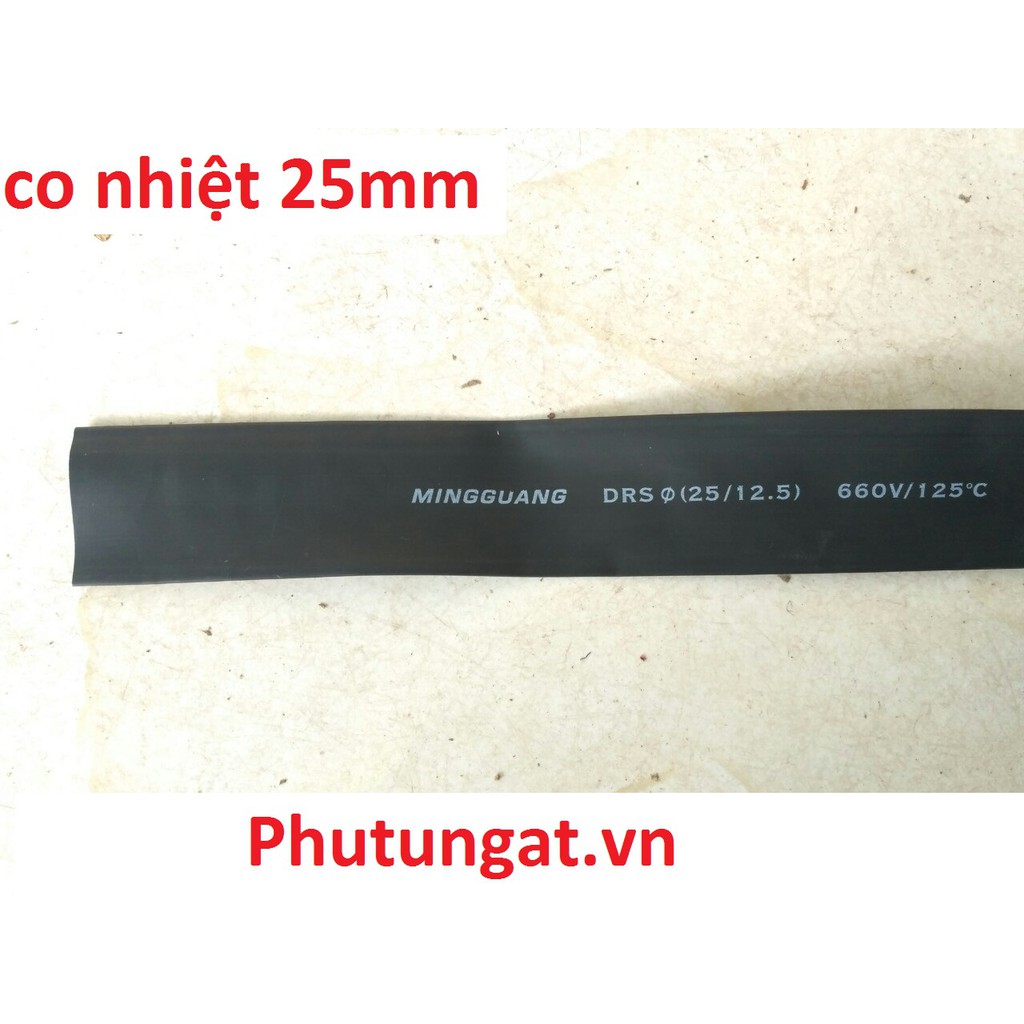 co nhiệt 25mm (cuộn 1 mét)