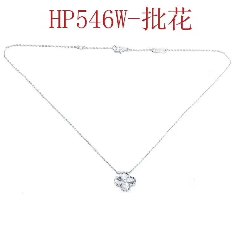 Dây Chuyền Mạ Vàng 18K Mặt Hình Cỏ Bốn Lá Thời Trang Cho Nữ